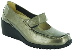 Wolky Stage Bronze Wrinkled Patent