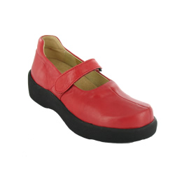 Wolky Utrecht Red Smooth Leather