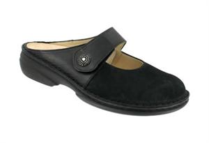 Finn Comfort Sedona Black Nubuck/Nappa Seda