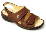 Finn Comfort Milos in Coffee Palmer