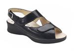 Finn Comfort Djerba Sandal in Black Kenna