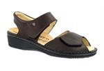 Finn Comfort Faro Sandal in Coffee Palmer