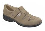 Finn Comfort Quebec Sandal in Stone Nubuck