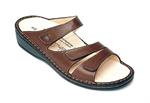 Finn Comfort Victoria Sandal in Coffee Palmer