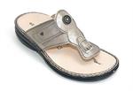 Finn Comfort Wichita Sandal in Smog Metal